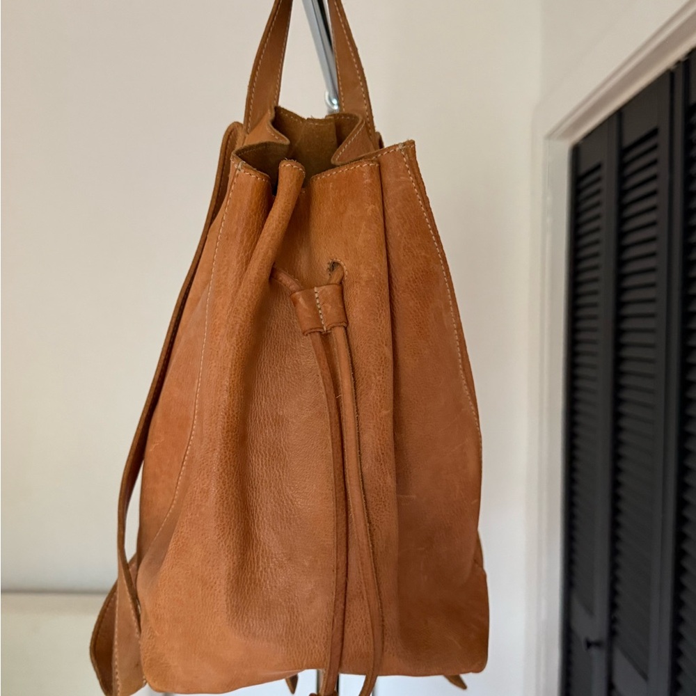 Madewell Tan Leather Backpack